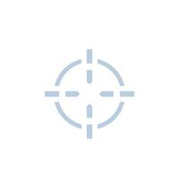 crosshair, vector icon for web and print