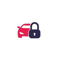 car lock icon vector