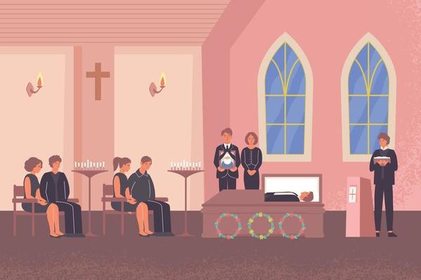 Burial Service Flat Composition