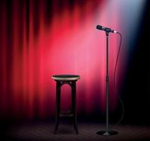 Stand Up Show Realistic vector