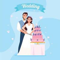 Wedding Cake Couple Image