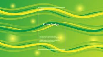 abstract green liquid background. Vector illustration. Eps 10