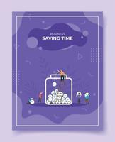 saving money concept for template of banners, flyer, books vector