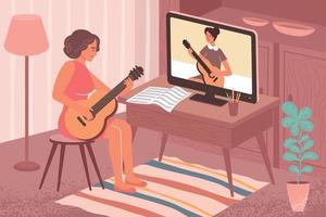 Online Learning Music Composition vector