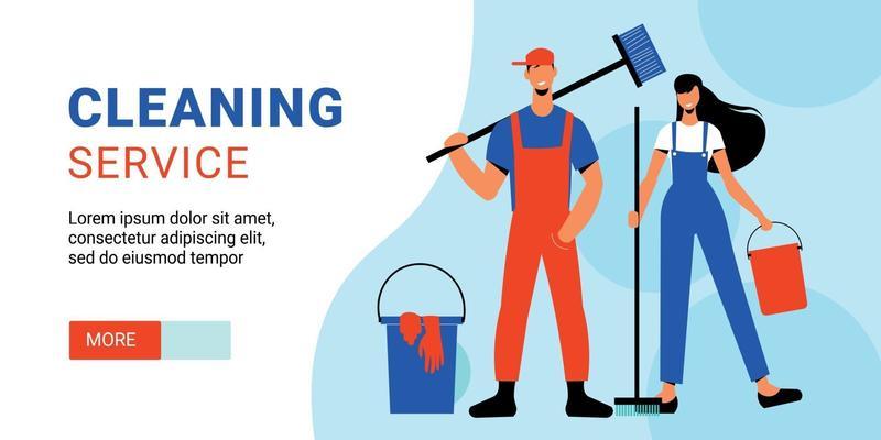 Cleaning Service Horizontal Banner