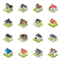 Modern Buildings Concepts vector