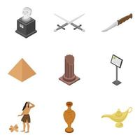 Vintage Museum Objects vector