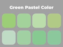 pastel colors, pastel green color palette vector