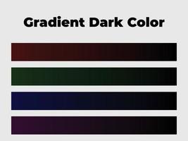 gradient colors, dark color palette vector