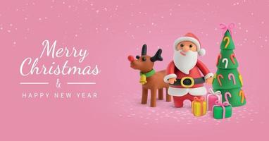 Merry Christmas Banner vector