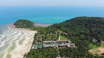 Beautiful high view of nature with sea ocean video