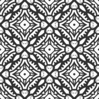 Pattern black and white shape. Simple seamless ornament background vector
