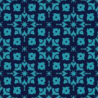 Two colors seamless abstract shape. Simple pattern ornament background vector