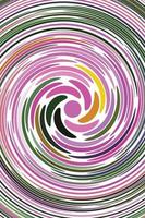 Swirl retro background vector