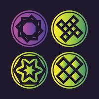 Abstract circle shapes vector