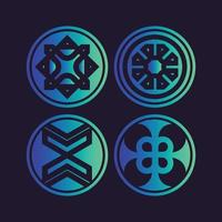 Abstract circle shapes vector