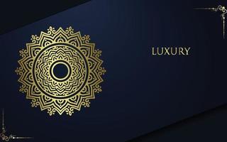 Luxury mandala background vector