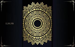 Luxury mandala background vector