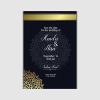 Luxury mandala background for book cover vector