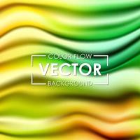 Color Flow Poster, Wave Liquid color background. Vector Illustration