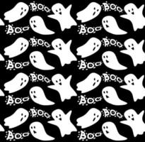 Abstract. Halloween seamless pattern. ghost cute background. vector. vector