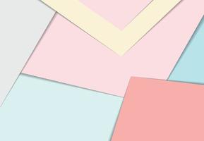 Abstract pastel color palette paper cut design artwork background. vector