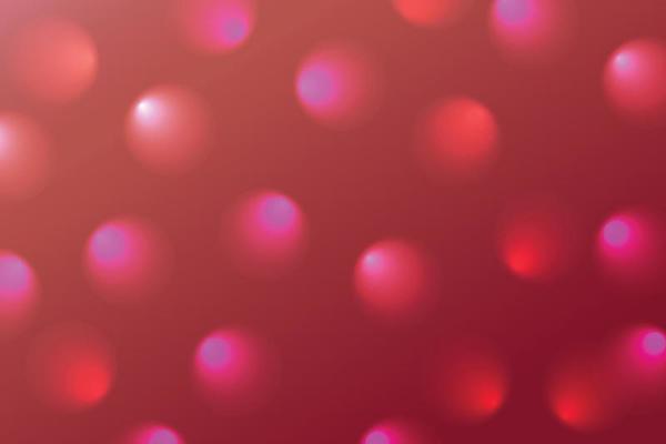 Abstract red blur circle decorative design background.