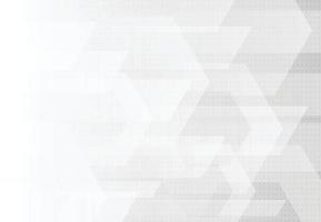Abstract design of white pattern technology artwork background. vector