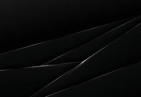 Abstract black tech template design of over lap pattern background. vector