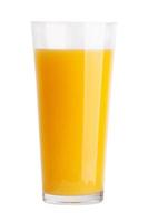 Glass of fresh orange juice photo