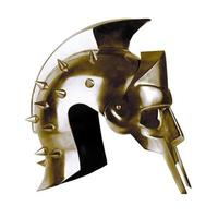 Iron forged Roman legionary helmet photo