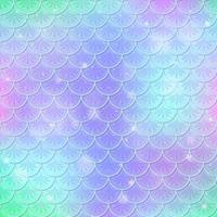 Fish scale seamless pattern background vector