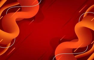 Modern Red Fluid Background vector