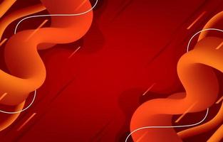 Modern Red Fluid Background vector