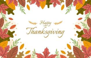 Happy Thanksgiving Background vector