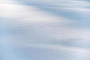 Detalle de un ventisquero blanco de invierno foto