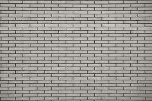 Brick wall, built of flat bricks photo