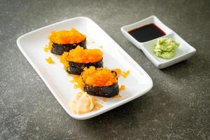 Ebiko Sushi or Shrimps Egg Sushi photo