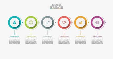 Business infographic icons designed for abstract background template vector