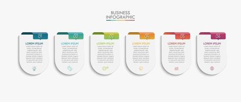 Business infographic icons designed for abstract background template vector