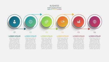 Business infographic icons designed for abstract background template vector