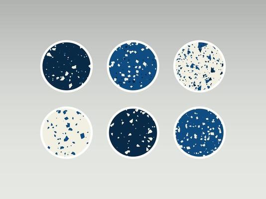 Social media highlight story cover. Terrazzo abstract design