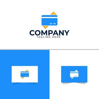 Home payment logo design template vector