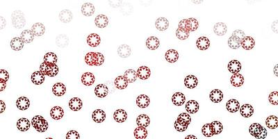 Light brown vector pattern with spheres.