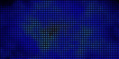 Dark BLUE vector pattern with spheres.