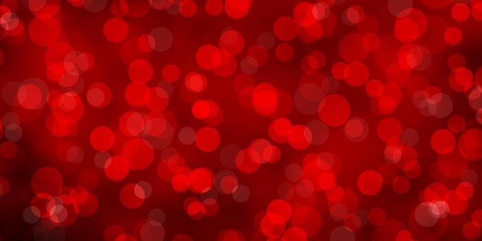 diseño de vector rojo oscuro con formas circulares.