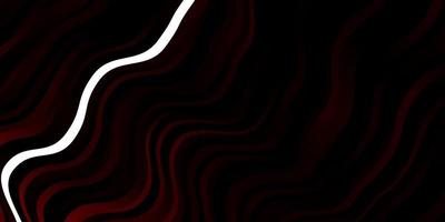 Dark Red vector texture with wry lines.
