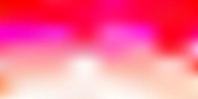 Light red vector gradient blur template.