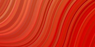 Light Red vector template with curves.