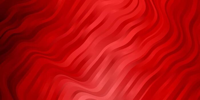 Fondo de vector rojo claro con líneas torcidas.